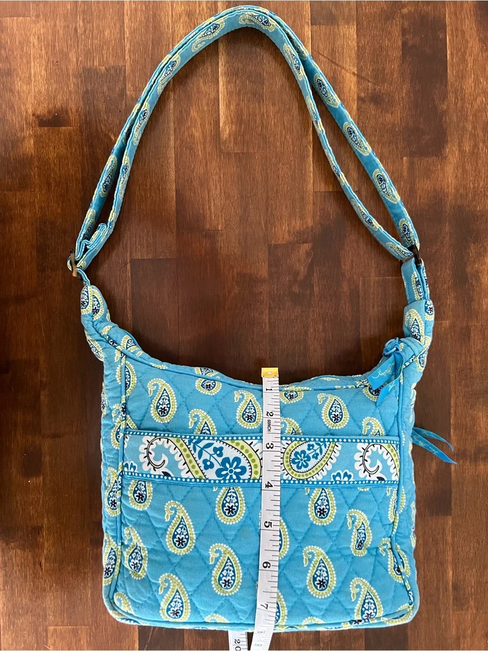 Vera Bradley Bermuda Blue “Spectator” Bag & Pouch